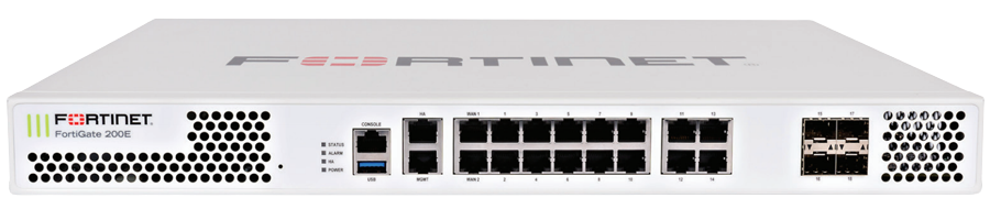 Fortinet FortiGate 200E enterprise firewall